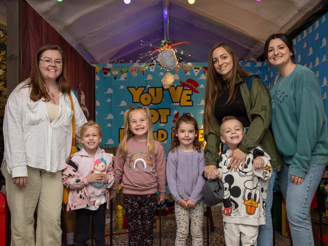 Friends from Denmead visiting the Enchanted Walk at Keydell Nurseries.Photos by Alex Shute