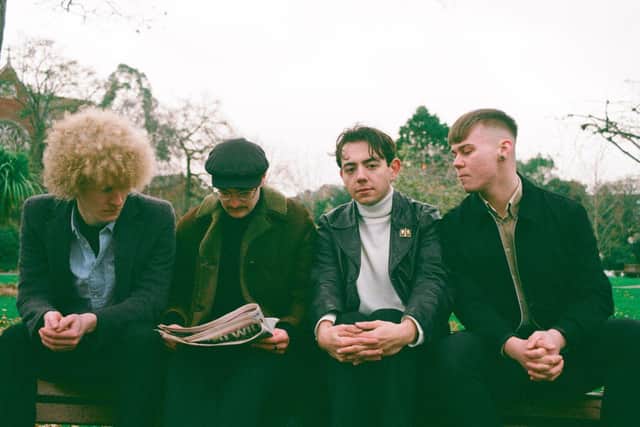 Hallan, from left: Adam Mills, Josh Ransley, Conor Clements and Josh Tweedale.
