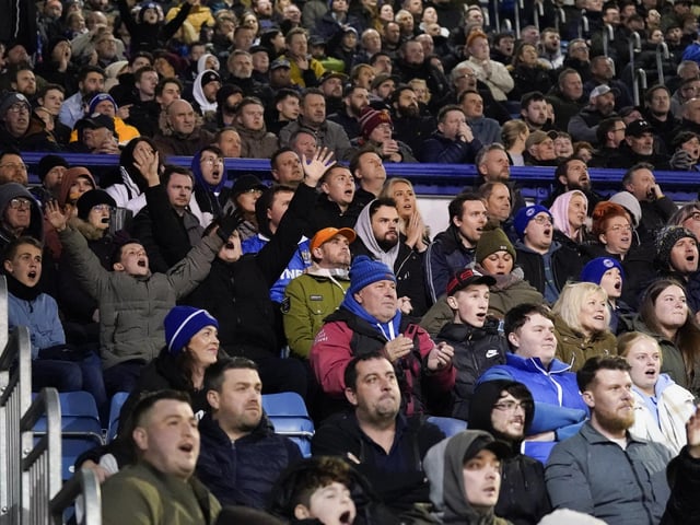 19,439 Pompey fans were present for the 2-1 win against Burton at Fratton Park