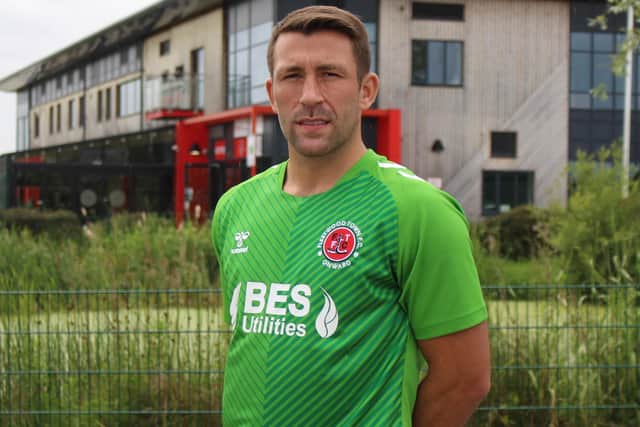 Fleetwood Town goalkeeper Jay Lynch Picture: Fleetwood Town FC