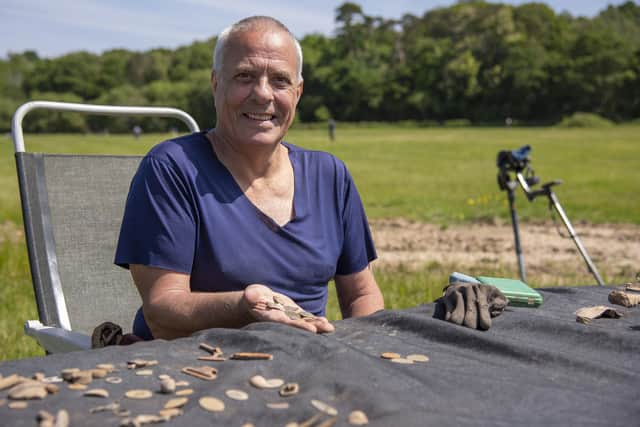 Some of the finds from the Havant Thicket site