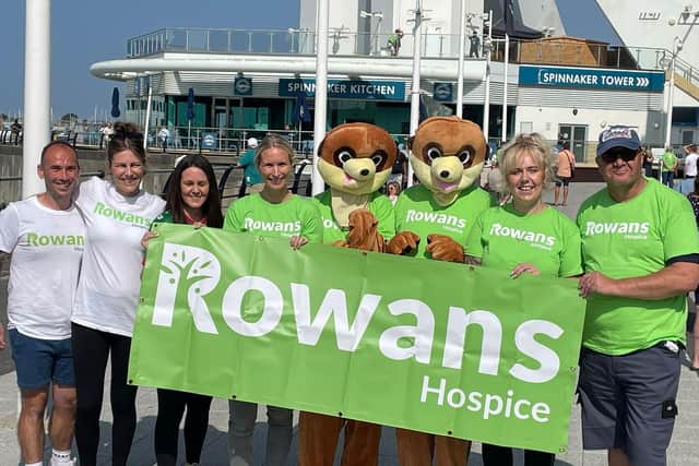 Team Dignity left to right - Jack Lamonby - Business Leader Helen Lamonby - Funeral Directors Emma Erne and Emma Smith - The Rowans Meerkats - FSO Leader Lauren-Rose Carney - Funeral Arranger Malcolm Parker