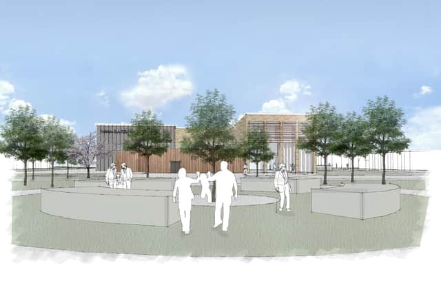 How the new leisure centre at Bransbury Park could look. Picture: Portsmouth City Council