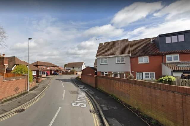 The body of the woman was discovered in Stroudley Avenue, Drayton, last month. Picture: Google Street View.