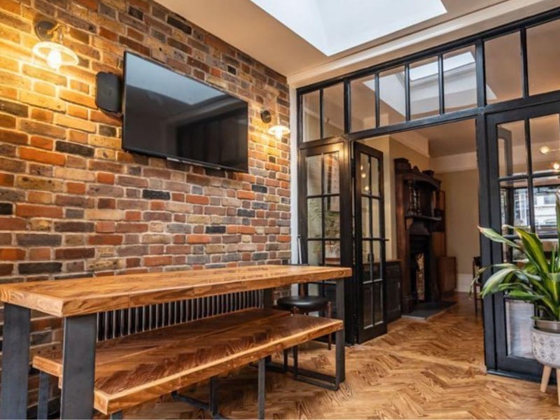 This property comes with three bedrooms, one bathroom and two reception rooms as well as a lovely garden.