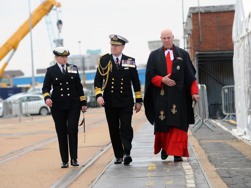 Second sea lord rear admiral Martin Connell (170423-6521)