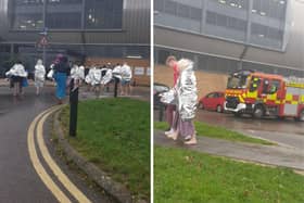Swimmers were evacuated.
Picture: Karl Jarvis