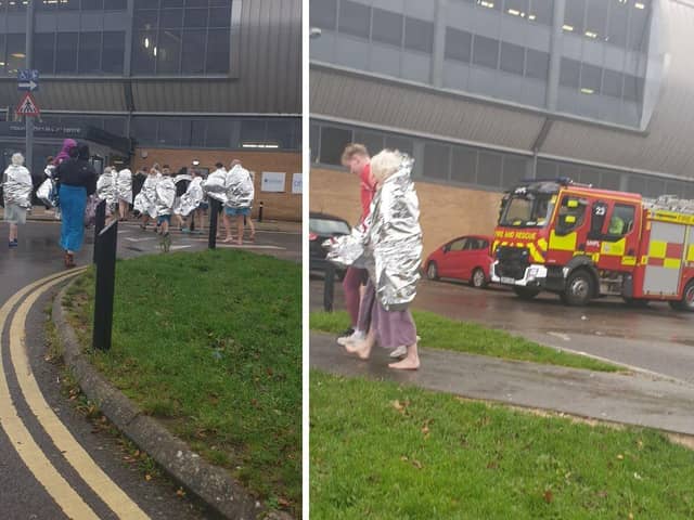Swimmers were evacuated.
Picture: Karl Jarvis