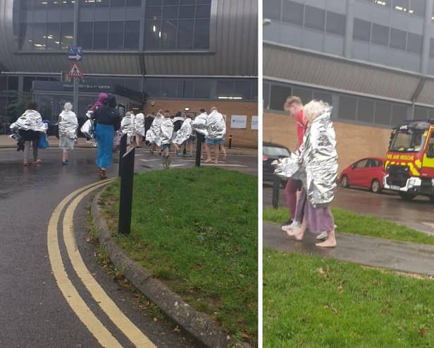 Swimmers were evacuated.
Picture: Karl Jarvis
