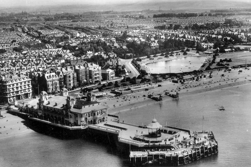 South Parade Pier and Canoe Lake, Southsea. Picture: Paul Costen collection