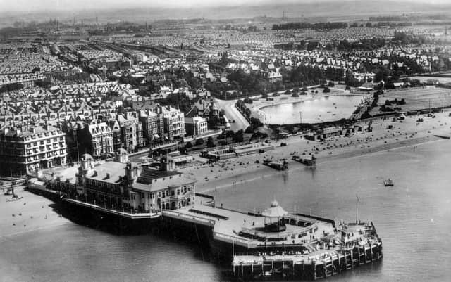 South Parade Pier and Canoe Lake, Southsea. Picture: Paul Costen collection