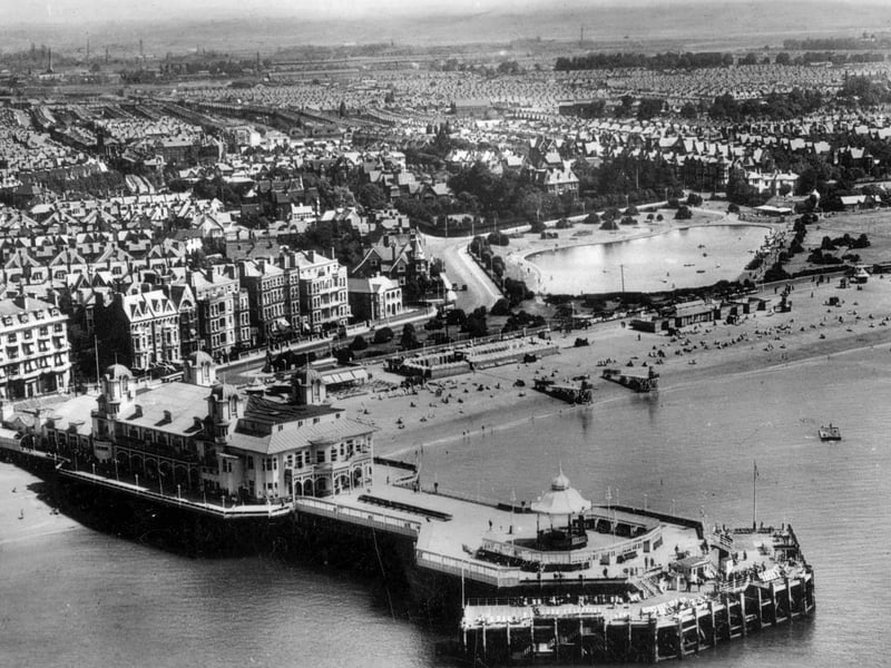 South Parade Pier and Canoe Lake, Southsea. Picture: Paul Costen collection