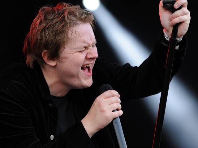 Lewis Capaldi performing
Picture: Paul Windsor