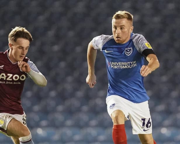 Pompey midfielder Joe Morrell