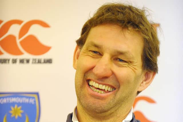 Tony Adams in his time as Pompey boss