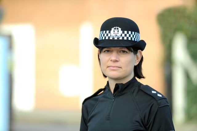 Clare Jenkins at Gosport police station in 2014. Picture: Paul Jacobs (143467-5)