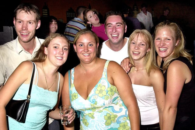 Revellers having a good time at the Route 66 nightclub in Guildhall Walk, Portsmouth - (043813-0009)