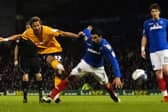 Harry Kane scores against Pompey while on loan at Millwall - where he worked under Kenny Jackett. Picture: Barry Zee