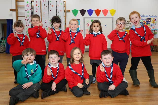 Squirrel investiture at 2nd Gosport (Rowner) Scouts, Alver Valley School, GosportPicture: Chris Moorhouse (jpns 160222-30)