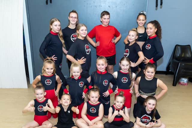 Performers from the Phoenix School of Dance. Picture: Mike Cooter (111221)