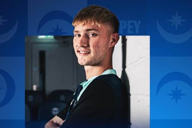 New signing Thomas Waddingham is not in Pompey’s squad for tonight’s clash with Stoke. Picture: Portsmouth FC