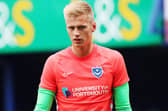 Pompey keeper Alex Bass. Picture: Joe Pepler