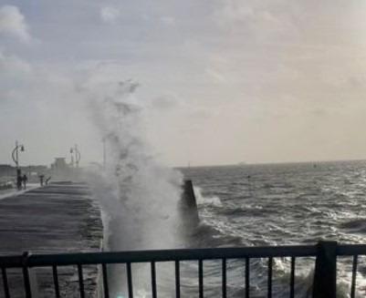 Stormy weather in Southsea