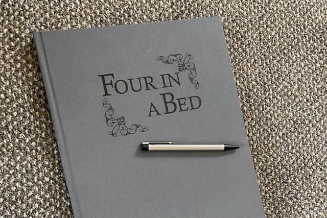 Four in a Bed guest book 