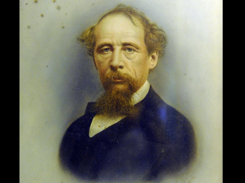 World famous author Charles Dickens