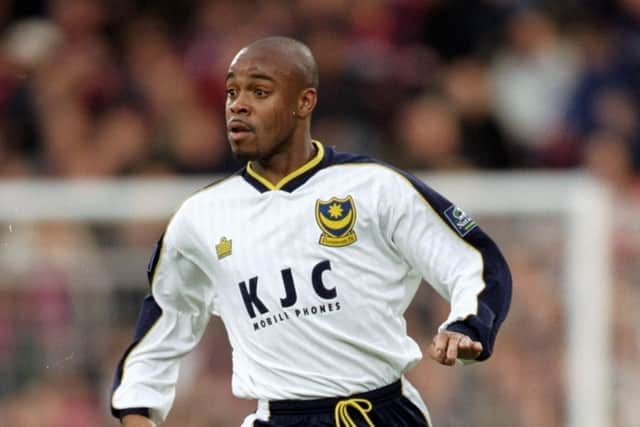 Former Pompey player Fitzroy Simpson    Picture: Allsport UK /Allsport