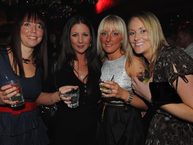 Clubbers enjoy a night out in Portsmouth in 2009. Picture: (091104-2156)