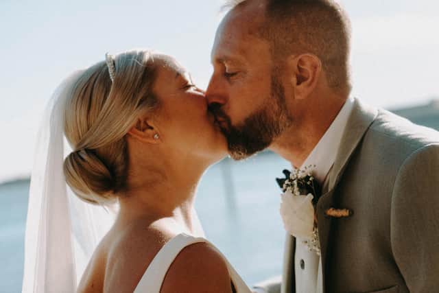 Kelly and Paul Smith tied the knot at the Square Tower on June 2.