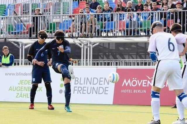 Brandon Coleman has more than 50 caps for England's blind football team