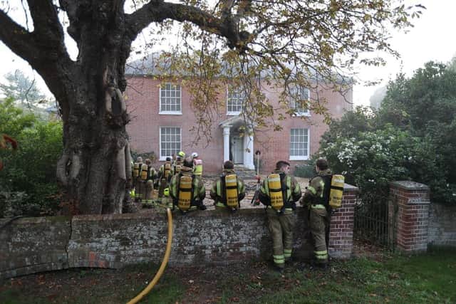 Birdham Road house fire Chichester.

Pic: West Sussex Fire