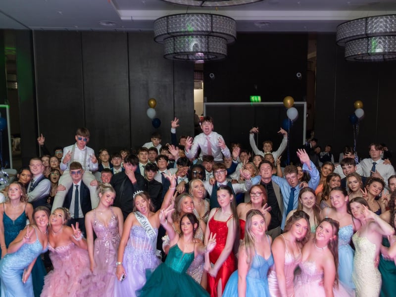 Pupils at the Prom