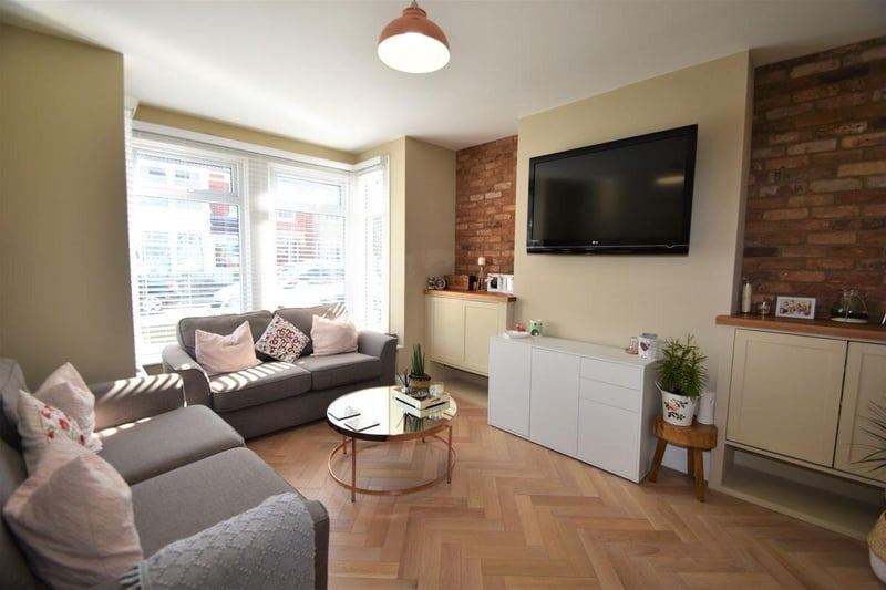 This property in Portsmouth comes with three bedrooms, two bathrooms and a reception room which is part of an open plan.