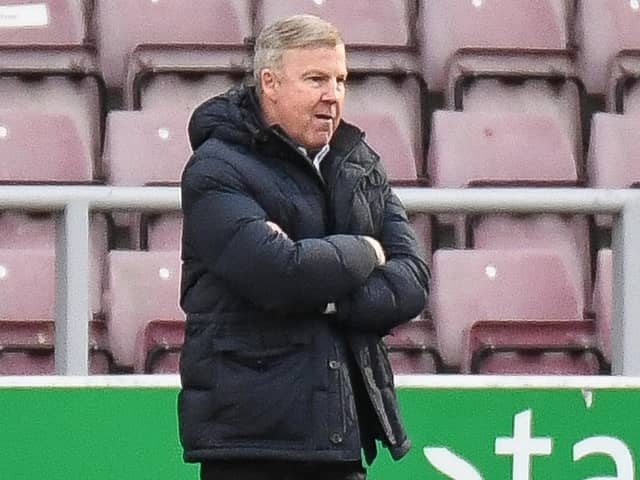 Pompey boss Kenny Jackett at today's game at Northampton