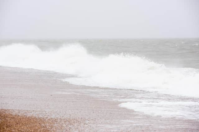 High winds and rain hit Portsmouth this weekend
Picture: Duncan Shepherd