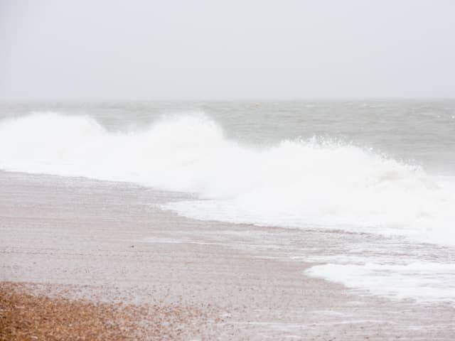 High winds and rain hit Portsmouth this weekend
Picture: Duncan Shepherd