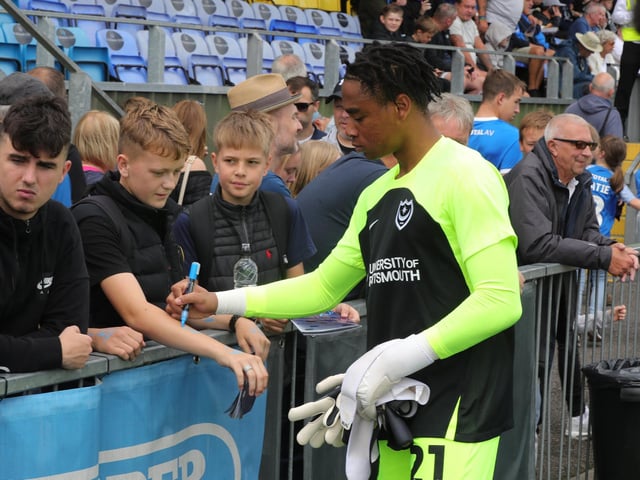 Pompey make their annual pre-season trip to the Hawks    Picture: Dave Haines.