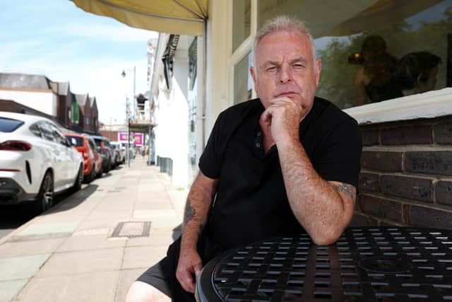 Smile cafe owner Grahame Heke Picture: Chris Moorhouse (jpns 290721-24)
