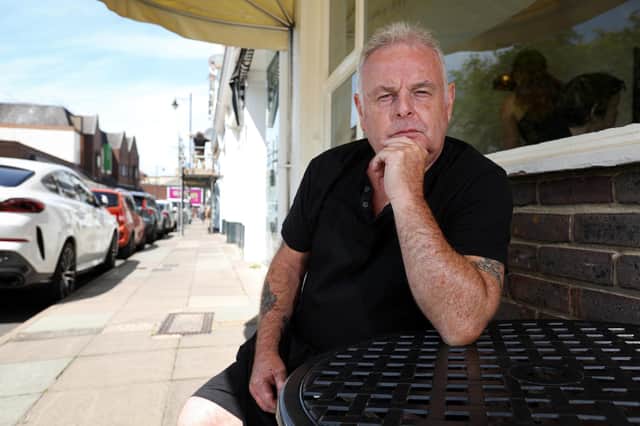 Smile cafe owner Grahame Heke Picture: Chris Moorhouse (jpns 290721-24)