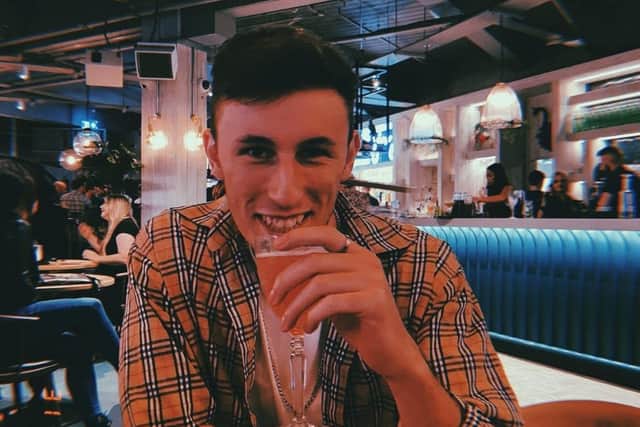Bradley Coombes, from Waterlooville, who died aged 23 of bowel cancer in February 2021.