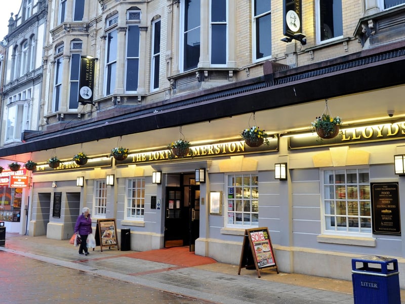 The Lord Palmerston in Palmerston Road, Southsea has tables outdoors.