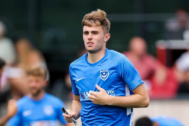 Zak Swanson has revealed his delight at his first Pompey goal.