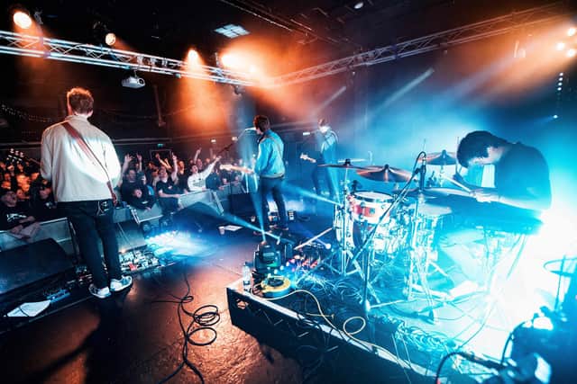 A Sherlocks' eye view of their gig at the Wedgwood Rooms. Picture: Rhona Murphy