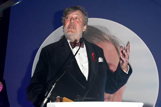 Stephen Fry features on EMF's new single Hello People. Photo by Stuart C. Wilson/Getty Images