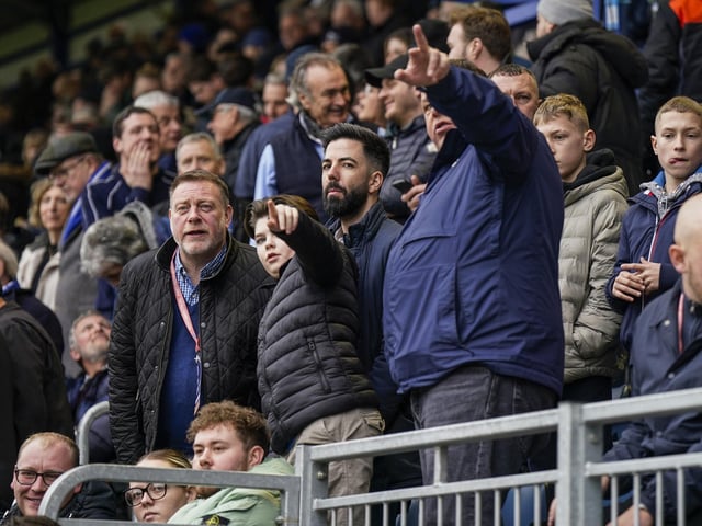 20,113 fans were packed into Fratton Park as Pompeym welcomed their biggest crowd into PO4 for more than 13 years