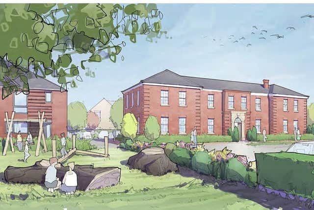 An artist's impression of the proposed redevelopment of HMS Daedalus. Picture: Wates Residential