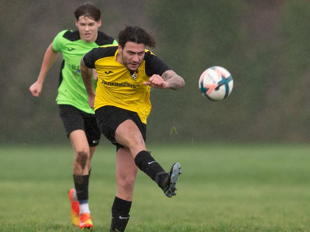 Bedhampton Village A (green) v Fratton Trades Reserves. Picture by Keith Woodland